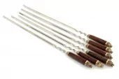 Набор шампуров с деревянными ручками "Медвель", А03036 