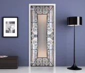 Дверь стеклянная межкомнатная MaybahGlass Premium Stained Glass 18, 800х2000