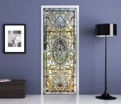 Дверь стеклянная межкомнатная MaybahGlass Premium Stained Glass 17, 800х2000