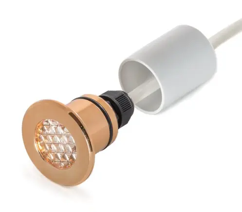Светодиодный светильник Premier PV-1 W, IP68, медь