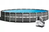 Каркасный бассейн Intex 732х132см, фильтр-насос и аксессуары в комплекте, 26340