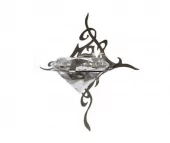Светильник для хамама Cariitti Kihla, нержавеющая сталь, 1545830
