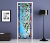 Дверь стеклянная межкомнатная MaybahGlass Premium Stained Glass 20, 800х2000