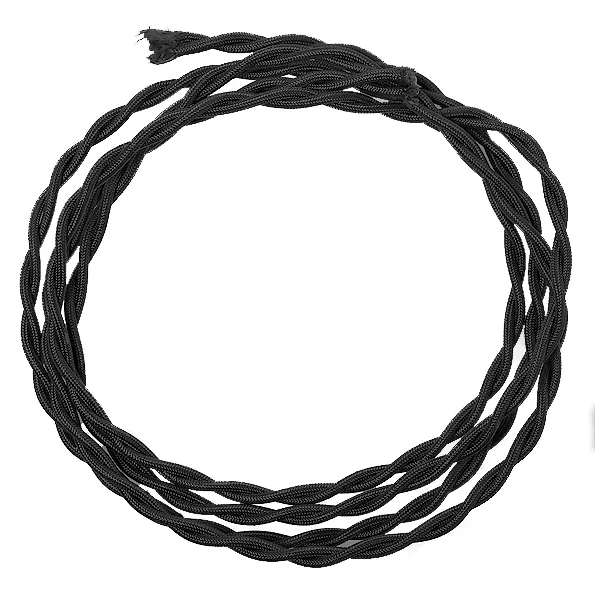 Электрический витой провод, CAR 2х2,5, цвет черный