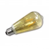 Светодиодная лампа Эдисона E27 4W 220V RETRO STYLE BULB GOLD SRS-012W