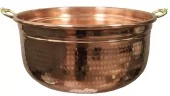 Чаша для получения пены медная, диаметр 45см, ЕМ-9