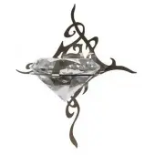Светодиодный светильник для хамама Cariitti Kihla, нержавеющая сталь, 1532670
