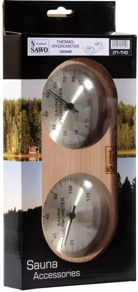 Термогигрометр для сауны и бани Sawo 271-THD