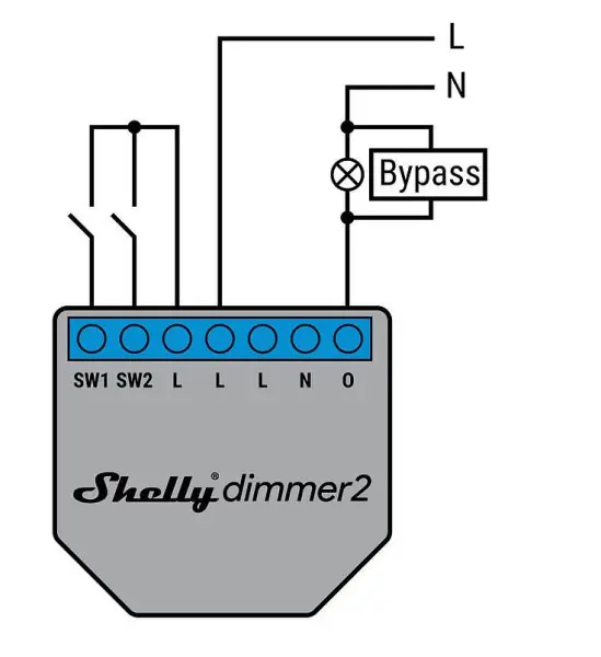 Умный Wi-Fi диммер, Shelly Dimmer2