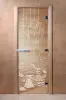 Дверь для сауны DoorWood Дженифер-2, 700мм х 1900мм, без порога, прозрачная, коробка ольха