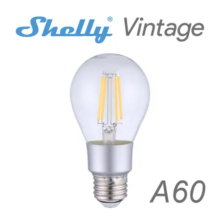Умная wi-fi лампочка Shelly Vintage A60