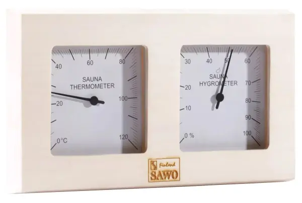 Термогигрометр для сауны и бани Sawo 224-THА