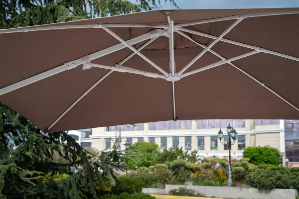 Зонт для кафе Валенсия, 3,0x4,0м, песочный