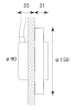 Светильник для сауны оптоволоконный Cariitti SCA, 1545803