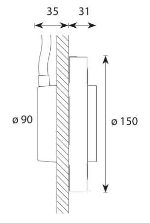 Светильник для сауны оптоволоконный Cariitti SCA, 1545803