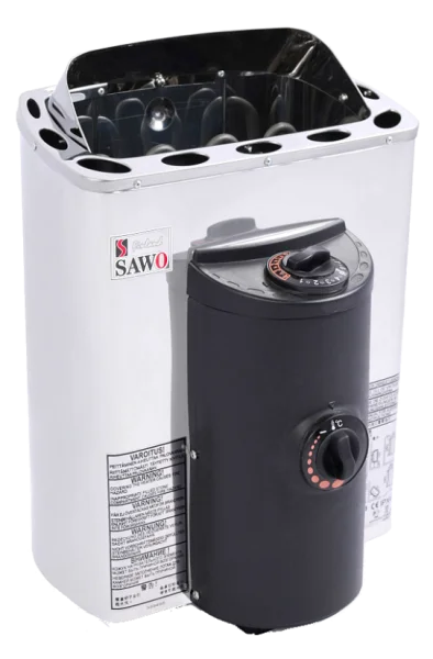 Печь для сауны электрическая Sawo Mini X MX-23NB-Z 2,3 кВт со встроенным пультом в интернет-магазине WellMart24.com