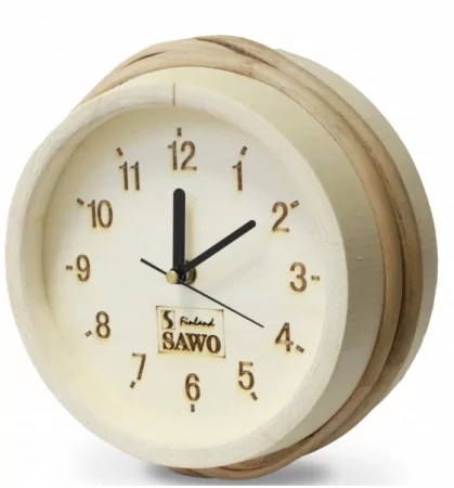 Часы деревянные Sawo 531-А, вне сауны