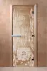 Дверь для сауны DoorWood Волшебный пар, 700мм х 1900мм, без порога, прозрачная, коробка ольха