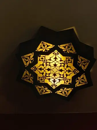 Светильник для хамама WO-30YA, латунь