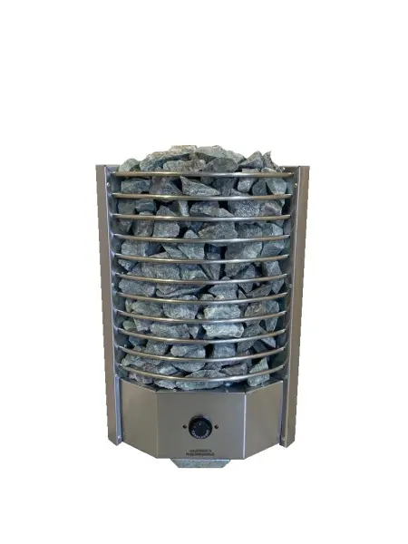 Печь электрическая Олимпия Плюс для сауны 4,5 кВт, угловая, со встроенным пультом в интернет-магазине WellMart24.com