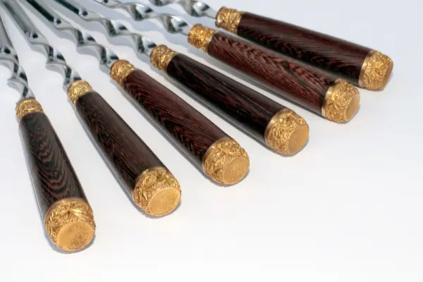 Набор шампуров с деревянными ручками "Пикник-1", А03039 