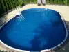 Морозоустойчивый бассейн Azuro овальный 730х370x120см, чаша 0,325мм, 405DL Premium 