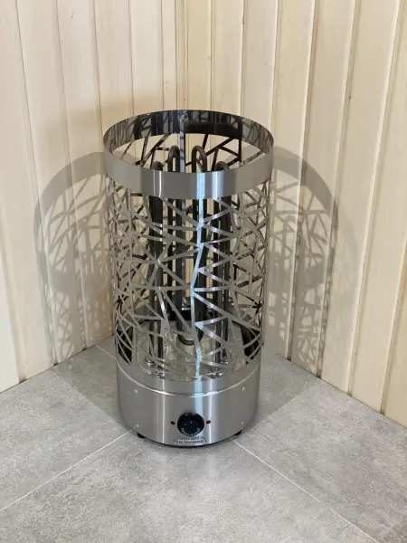 Печь электрическая каменка для сауны Лёд Плюс 4,5 кВт, со встроенным пультом в интернет-магазине WellMart24.com