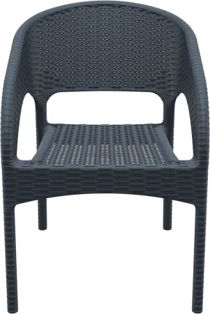 Кресло пластиковое Siesta Panama, dark grey