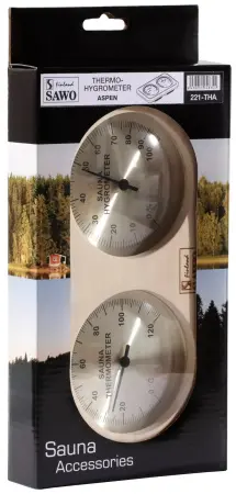 Термогигрометр для сауны и бани Sawo 221-THA