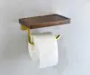 Держатель туалетной бумаги серия Forest, цвет матовое золото, 10705G