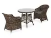 Комплект садовой мебели из искусственного ротанга 4SiS Эспрессо–80 R, коричневый