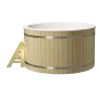 Купель композитная круглая PolarSpa KFC195S D=1,95 H=1,1 (сосна натуральная)