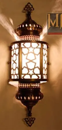 Светильник для хамама W-140GM, латунь