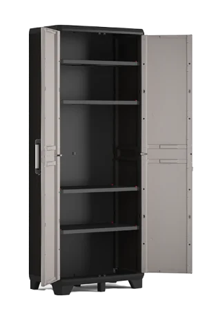 Пластиковый шкаф Keter Pro Tall Cabinet, black, 9721200-0574-01