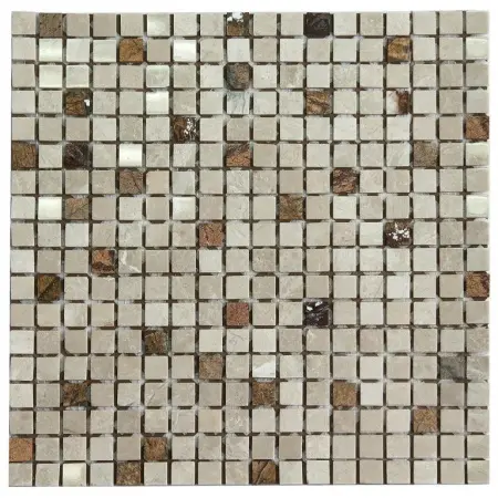 Мозаика для хамама NSmosaic серии Stone K-731 305х305мм, мрамор