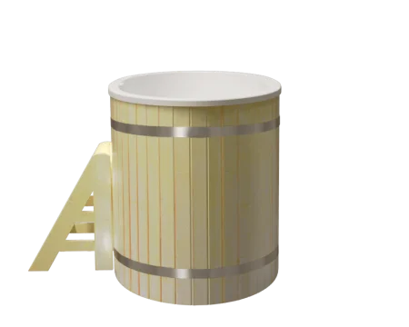 Купель композитная овальная PolarSpa K98S 0,98Х1,75 H=1,1 (сосна натуральная)