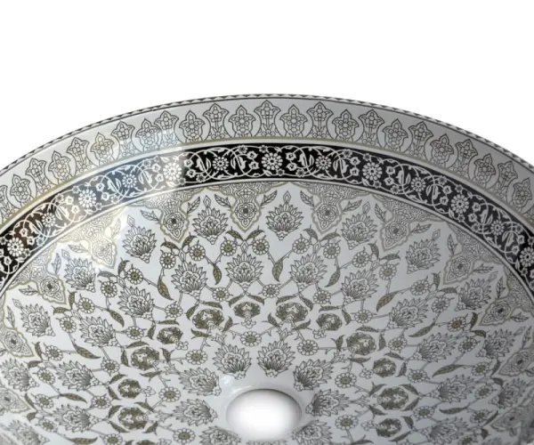Раковина на столешницу Marrakesh grey, (405x405x125), 1008G