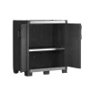 Пластиковый шкаф Armadio Garage XL Basso BK Keter, black, 17208427