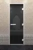 Дверь для турецкой парной DoorWood 710мм х 1900мм, без порога, графит