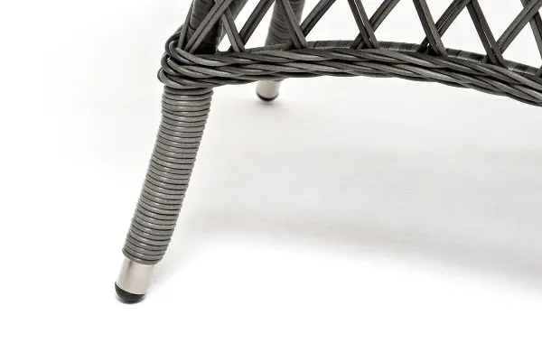 Комплект садовой мебели из искусственного ротанга 4SiS Эспрессо–80 R, графит
