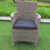 Кресло из искусственного ротанга Afina Garden AM-395C-Grey