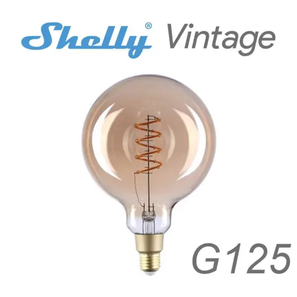 Умная wi-fi лампочка Shelly Vintage G125