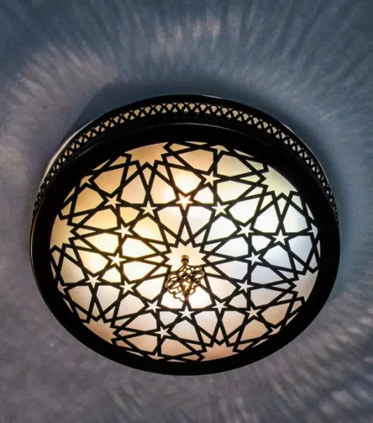 Светильник для хамама WY-380-40, латунь