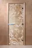 Дверь для сауны DoorWood Венеция, 700мм х 1900мм, без порога, прозрачная, коробка ольха