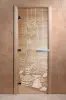 Дверь для сауны DoorWood Дженифер-2, 700мм х 1900мм, без порога, прозрачная, коробка ольха