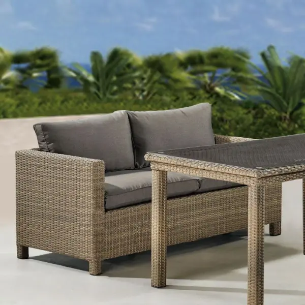 Комплект садовой мебели из искусственного ротанга T256B/S59B-W65 Light brown