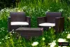 Комплект садовой мебели B:Rattan Nebraska Terrace Set, wenge