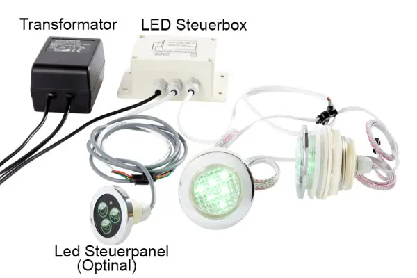Комплект для хромотерапии Tolo Chrome LED Lights Kit 6 ламп, пульт управления, IP67