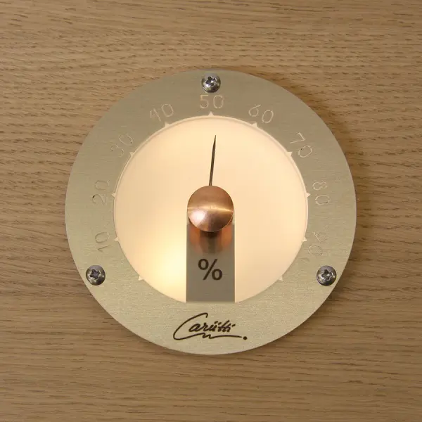Гигрометр для сауны и бани Cariitti с оптоволоконной подсветкой, 1545820