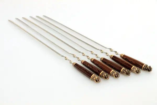 Набор шампуров с деревянными ручками "Баран", А03034 